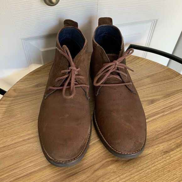Cole Hann Men's Ogden Stitch Chukka II Boot Driftwood Suede Sz 8M Brown - Picture 15 of 16
